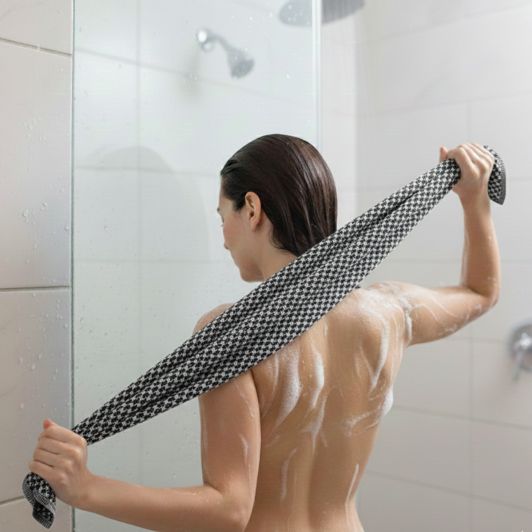 Asciugamano doccia esfoliante