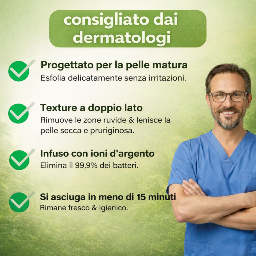 Asciugamano doccia esfoliante